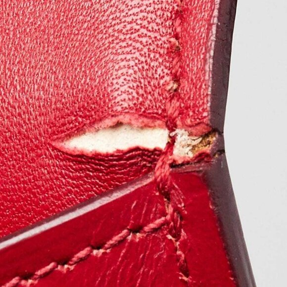 Celine Red Leather Small Box Bag - Picture 11 of 12